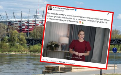 Marta Nawrocka zaprasza na Międzynarodowy Kiermasz Dobroczynny