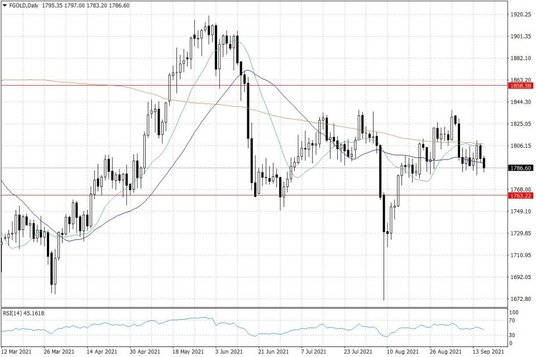 Notowania złota – dane dzienne