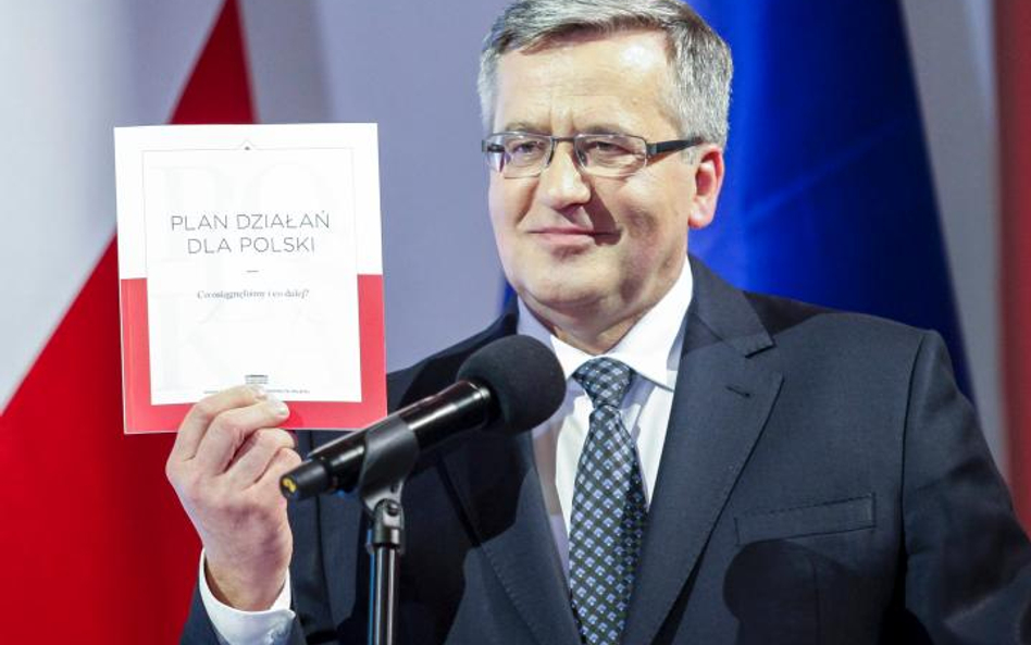 Bronisław Komorowski przedstawił bilans kadencji 2010–2015