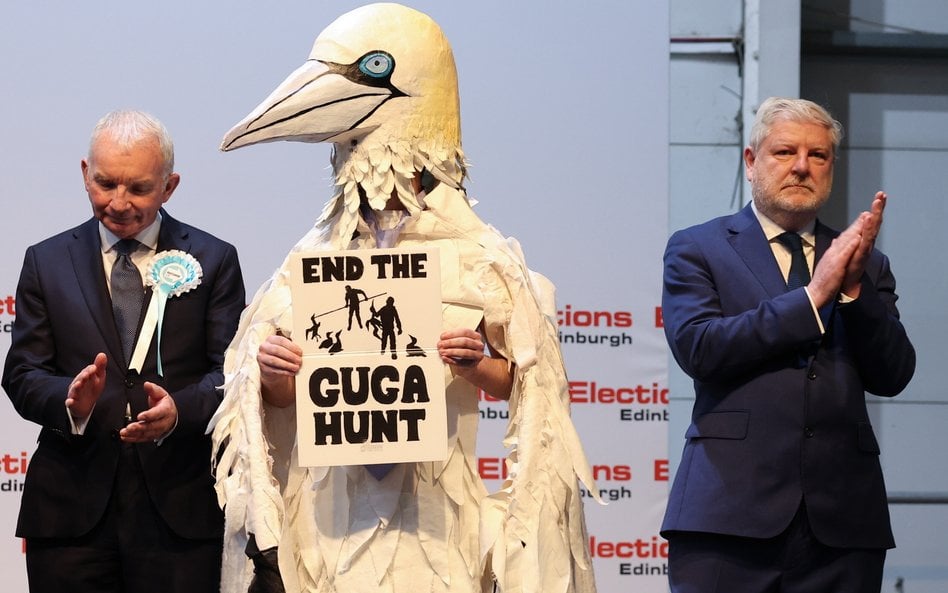 Kandydaci do szkockiego parlamentu podczas kampanii wyborczej