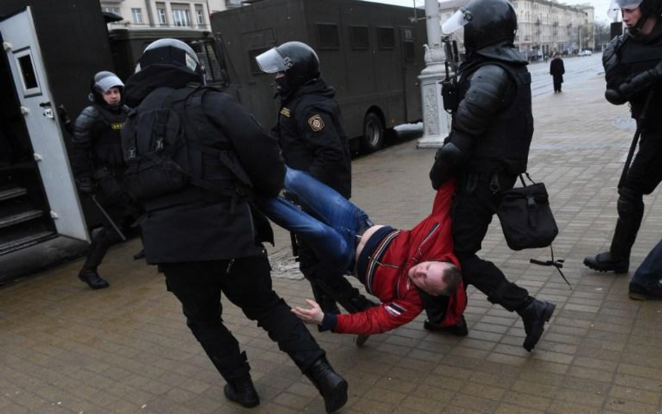 Protesty, Mińsk, Białoruś