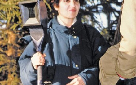 Krzysztof Wodiczko, „Laska tułacza” (The Wander's Stick), 1994; CSW Zamek Ujazdowski