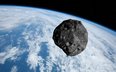 Asteroida na tle Ziemi. Obraz udostępniony przez NASA / zdjęcie ilustracyjne