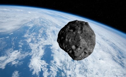 Asteroida na tle Ziemi. Obraz udostępniony przez NASA / zdjęcie ilustracyjne