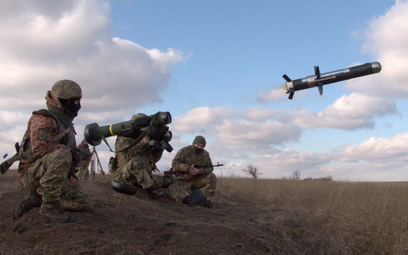 Ukraińscy żołnierze ćwiczyli obsługę javelinów od wielu lat