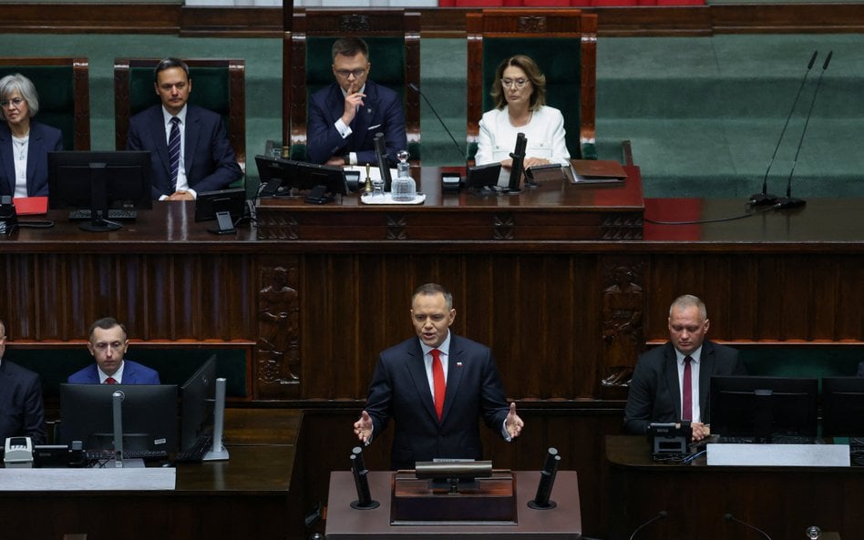 Karol Nawrocki w Sejmie
