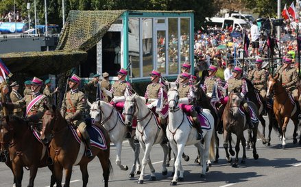 Tradycyjnie w paradzie wzieli udział rekonstruktorzy