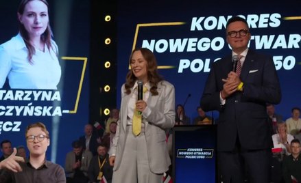 Katarzyna Pełczyńska-Nałęcz i Szymon Hołownia