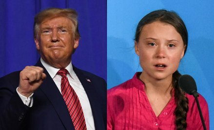 Donald Trump: Greta Thunberg? Wygląda na bardzo szczęśliwą