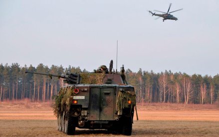 W ćwiczeniach Ryś -15 biorą udział także śmigłowce