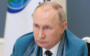 Prezydent Rosji Władimir Putin podczas wideokonferencji w ramach szczytu APEC