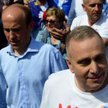 Borys Budka i lider PO Grzegorz Schetyna na czele Marszu Wolności, który w sobotę przeszedł ulicami 