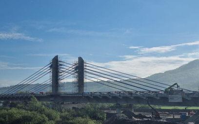 Już niedługo pojedziemy potężnym mostem przez Dunajec