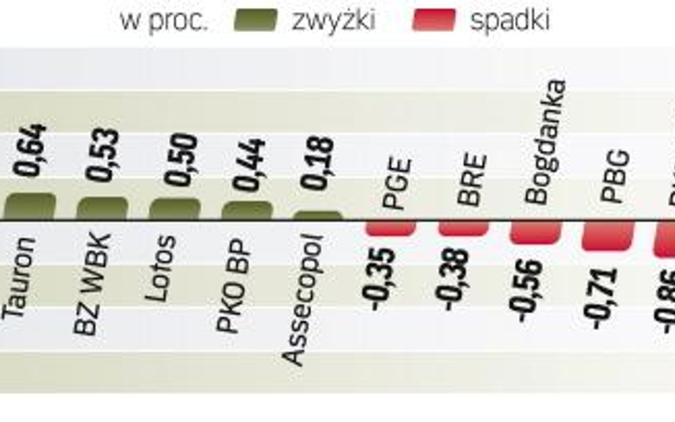 W trakcie notowań indeks zyskiwał niemal 1 proc., ustanawiając nowy rekord obecnej hossy. Jednak pod