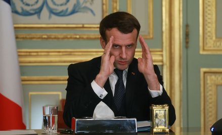 Prezydent Francji Emmanuel Macron