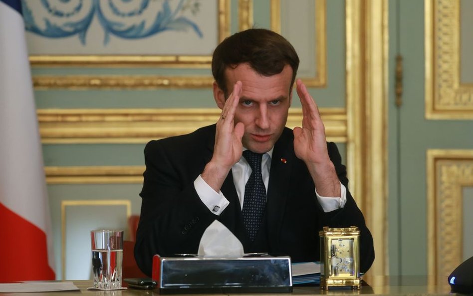 Prezydent Francji Emmanuel Macron