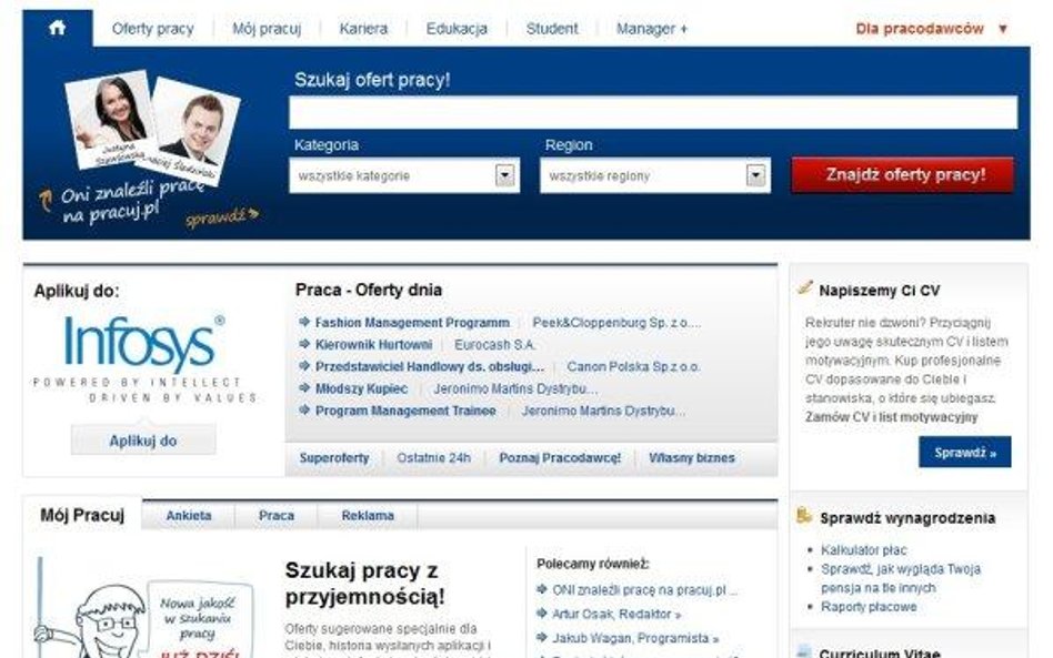 Potentat internetowej rekrutacji, portal Pracuj.pl, na sprzedaż