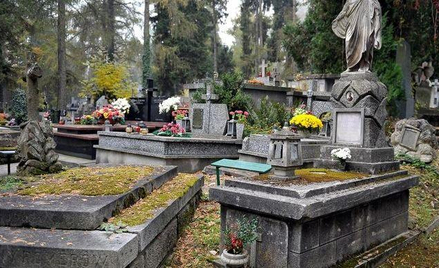 Z powodu epidemii część nekropolii została zamknięta dla odwiedzających.