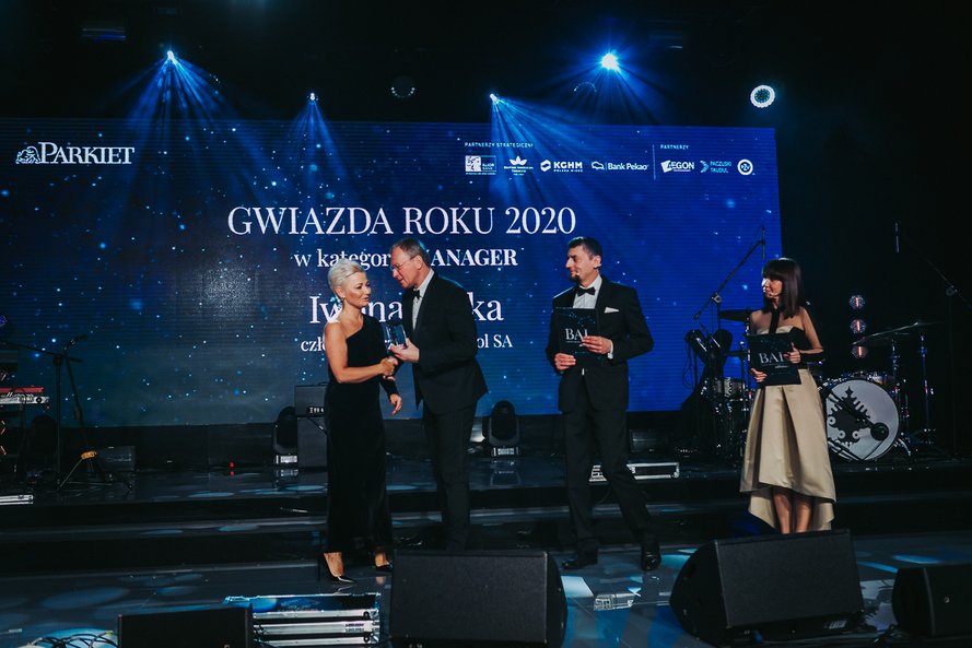 Iwona Sroka, członek zarządu Grupy Murapol, Bogusław Chrabota, redaktor naczelny "Rzeczpospolitej", 