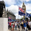 Demonstracja w dziesiątą rocznicę referendum w sprawie Brexitu. Brytyjczycy domagają się starań o po
