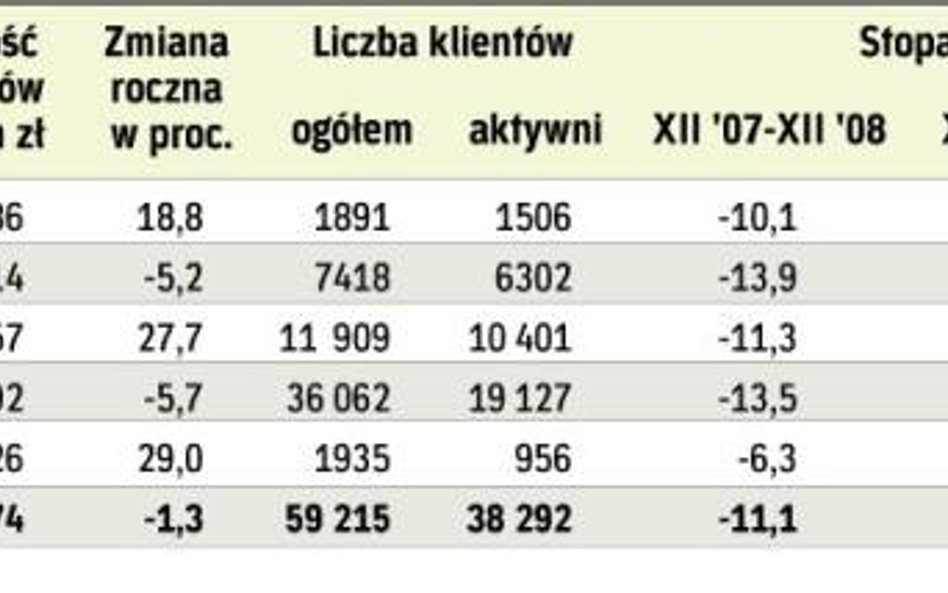 Pracownicze fundusze traciły jak OFE