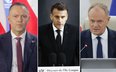 Karol Nawrocki, Emmanuel Macron i Donald Tusk