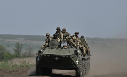 Wojska ukraińskie w rejonie Doniecka