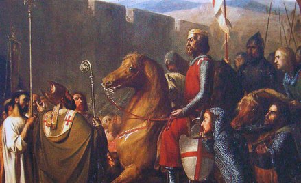 Baldwin z Boulogne wkracza do Edessy (1098 r.) – był hrabią Edessy w latach 1098–1100 i królem Jeroz