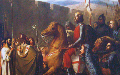 Baldwin z Boulogne wkracza do Edessy (1098 r.) – był hrabią Edessy w latach 1098–1100 i królem Jeroz
