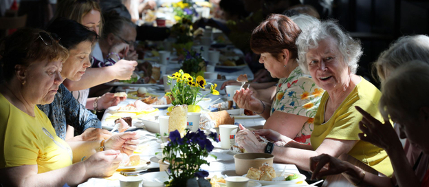 Warszawskie Śniadanie Wielkanocne dla uchodźców z Ukrainy