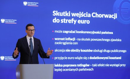 Znamy inflację w Chorwacji po przyjęciu euro. Morawiecki zapowiadał co innego