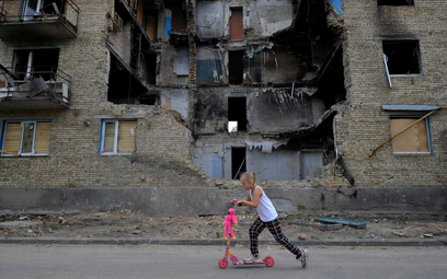 Miejscowość Horenka koło Kijowa – życie wśród ruin