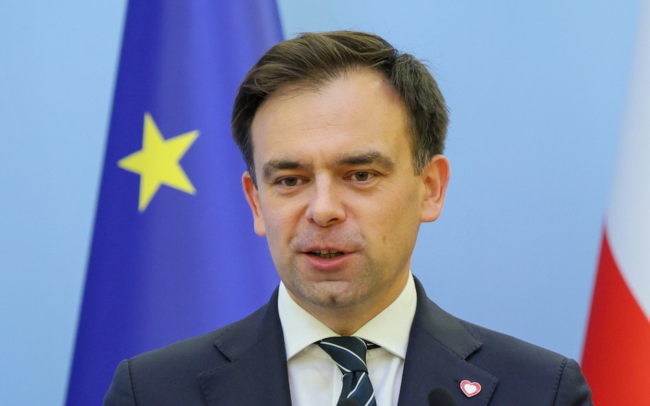 Minister finansów i gospodarki Andrzej Domański