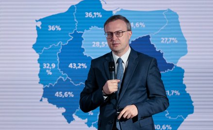 Paweł Borys, prezes Polskiego Funduszu Rozwoju, który m.in. nadzoruje funkcjonowanie PPK Fot. PAP/Sz