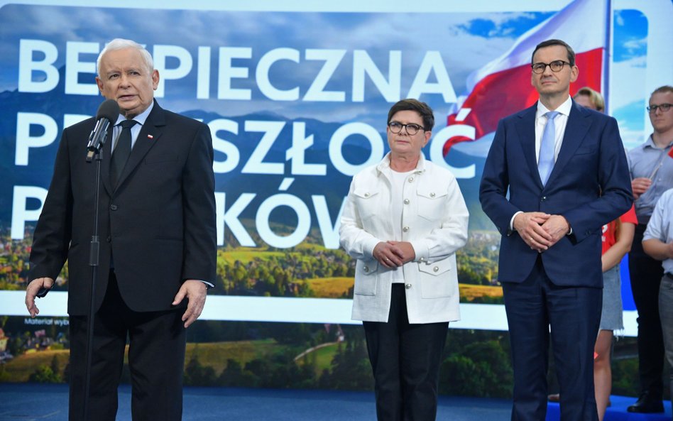 Jarosław Kaczyński ogłasza hasło wyborcze PiS