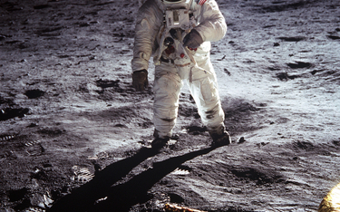 „Ten drugi”, czyli astronauta Buzz Aldrin na Księżycu, 20 lipca 1969 r. Zdjęcie wykonał „ten pierwsz