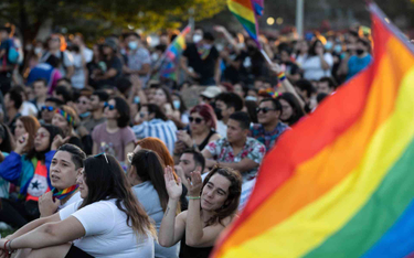 Demonstracja poparcia dla legalizacji związków jednopłciowych w Chile