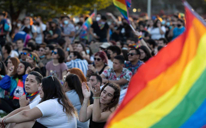 Demonstracja poparcia dla legalizacji związków jednopłciowych w Chile