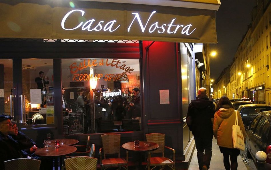 Restauracja Casa Nostra, jeden z celów ataków w 2015 roku