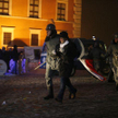 Inscenizacja w Warszawie w 29. rocznicę wprowadzenia stanu wojennego