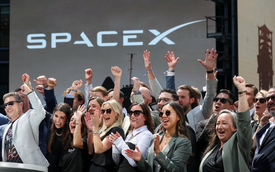Magia Elona Muska podziałała na polskich inwestorów. Akcje SpaceX rozchwytywane