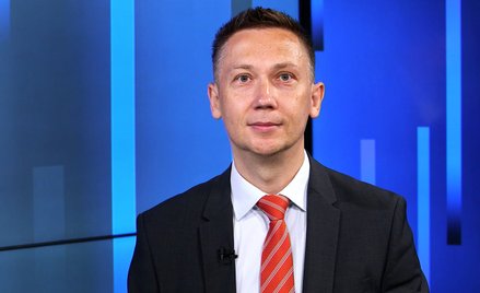 Gościem Przemysława Tychmanowicza w Parkiet TV był Paweł Szejko, członek zarządu firmy XTB. Fot. mat