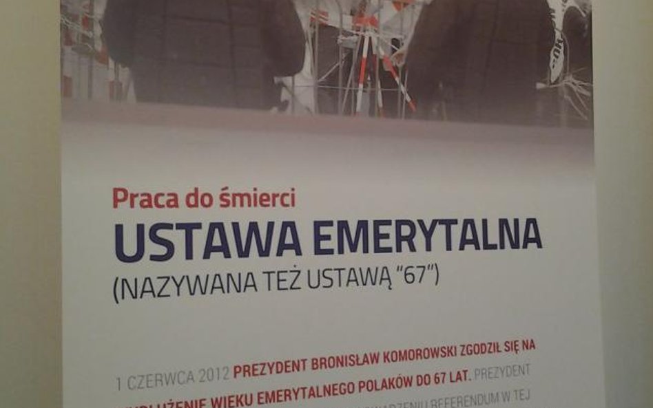 Jeden z elementów ekspozycji poświęcony jest inicjatywie obywatelskiej zmierzającej do przywrócenia 