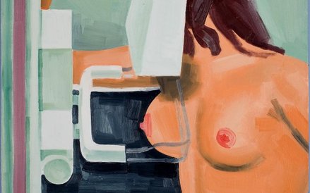 Marcin Maciejowski, Tego nie można odkładać, 1999, olej / płótno, 74,5 × 73,5 cm, courtesy of M. Mac