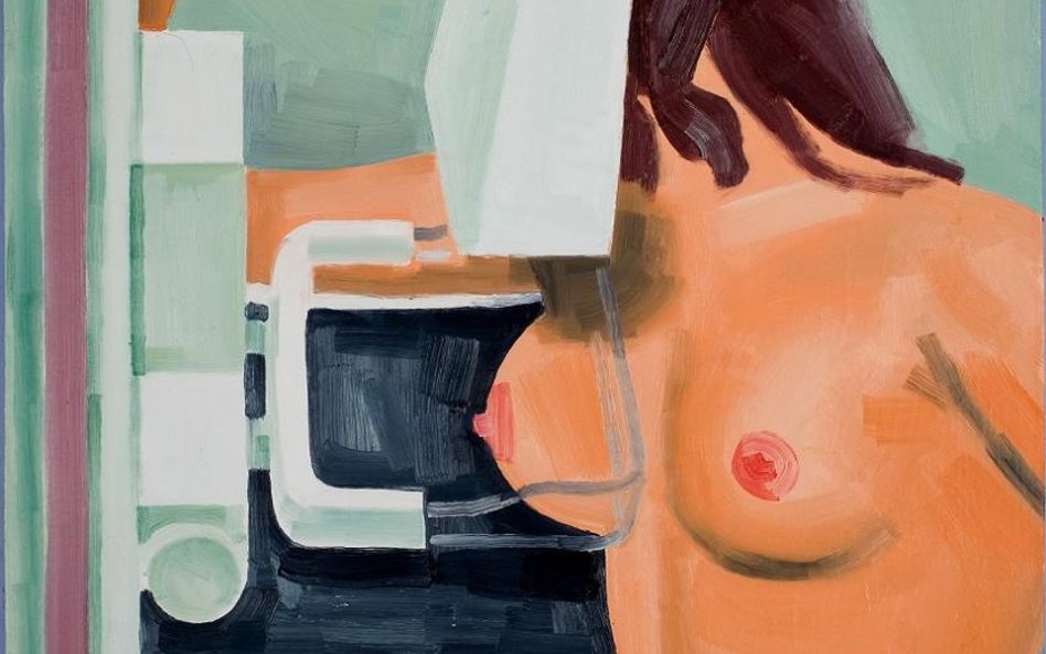 Marcin Maciejowski, Tego nie można odkładać, 1999, olej / płótno, 74,5 × 73,5 cm, courtesy of M. Mac