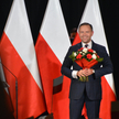 Karol Nawrocki podczas spotkania z mieszkańcami Grójca