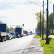 Buspas na ulicy Puławskiej w Warszawie