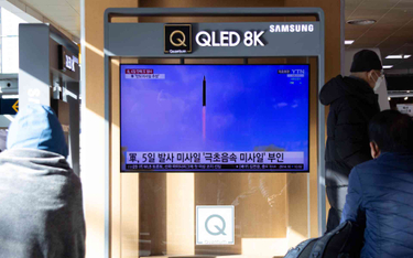 Południowokoreańska telewizja informuje o próbie rakietowej przeprowadzonej przez Koreę Północną