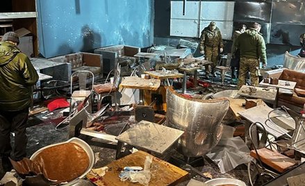 Kawiarnia, w której doszło do eksplozji