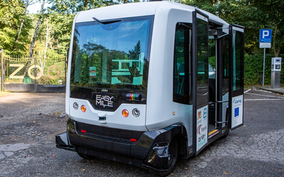 Autonomiczny autobus, który będzie dowoził pasażerów do gdańskiego ZOO (od parkingu do bramy głównej